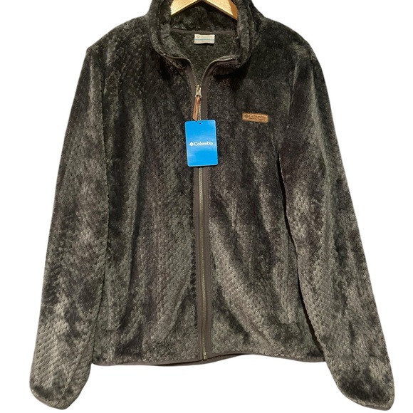 Columbia Women's Charcoal Teddy Jacket - Picture 2 of 3